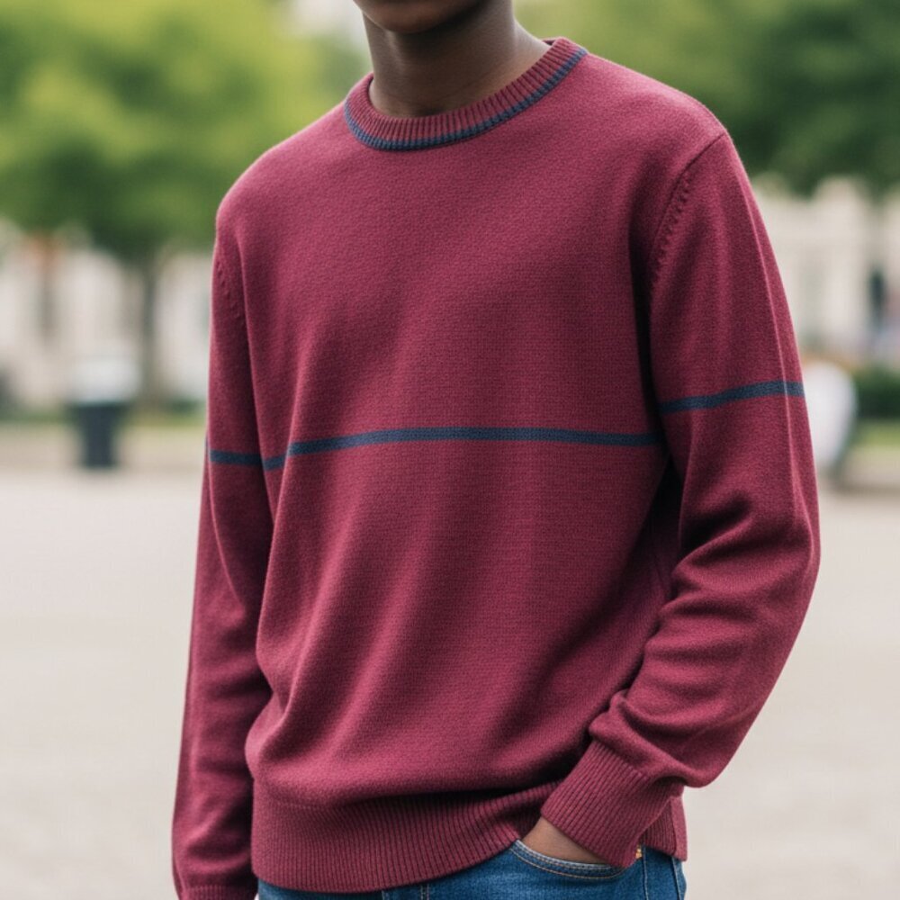 Mountain Goat Vintage Burgundy Ski Crewneck Sweater Unisex Mens M / Womens L